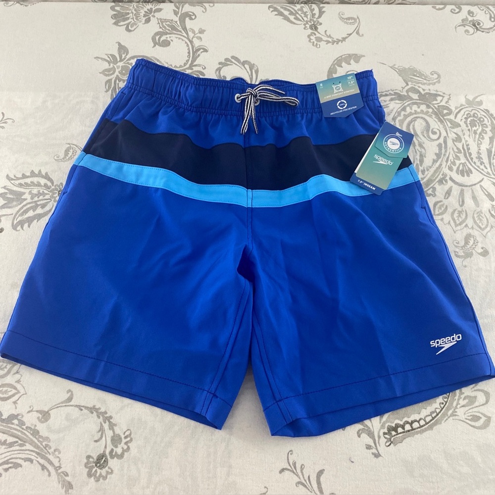 Speedo Men's Size S 4-Way Stretch
Shortsโ UPF 50+ NWT